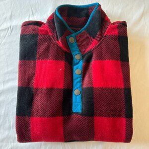 Bonobos Fleece Pullover - Buffalo Check